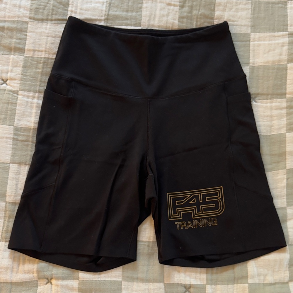 Rhone Women's Black Bike Shorts with Pockets! Small